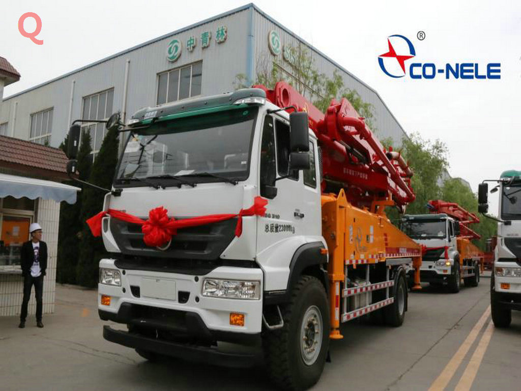 天泵，小型泵車，小型混凝土泵車